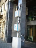 Iluminação Natal Matosinhos - Saidas de cabos para fornecer energia electrica